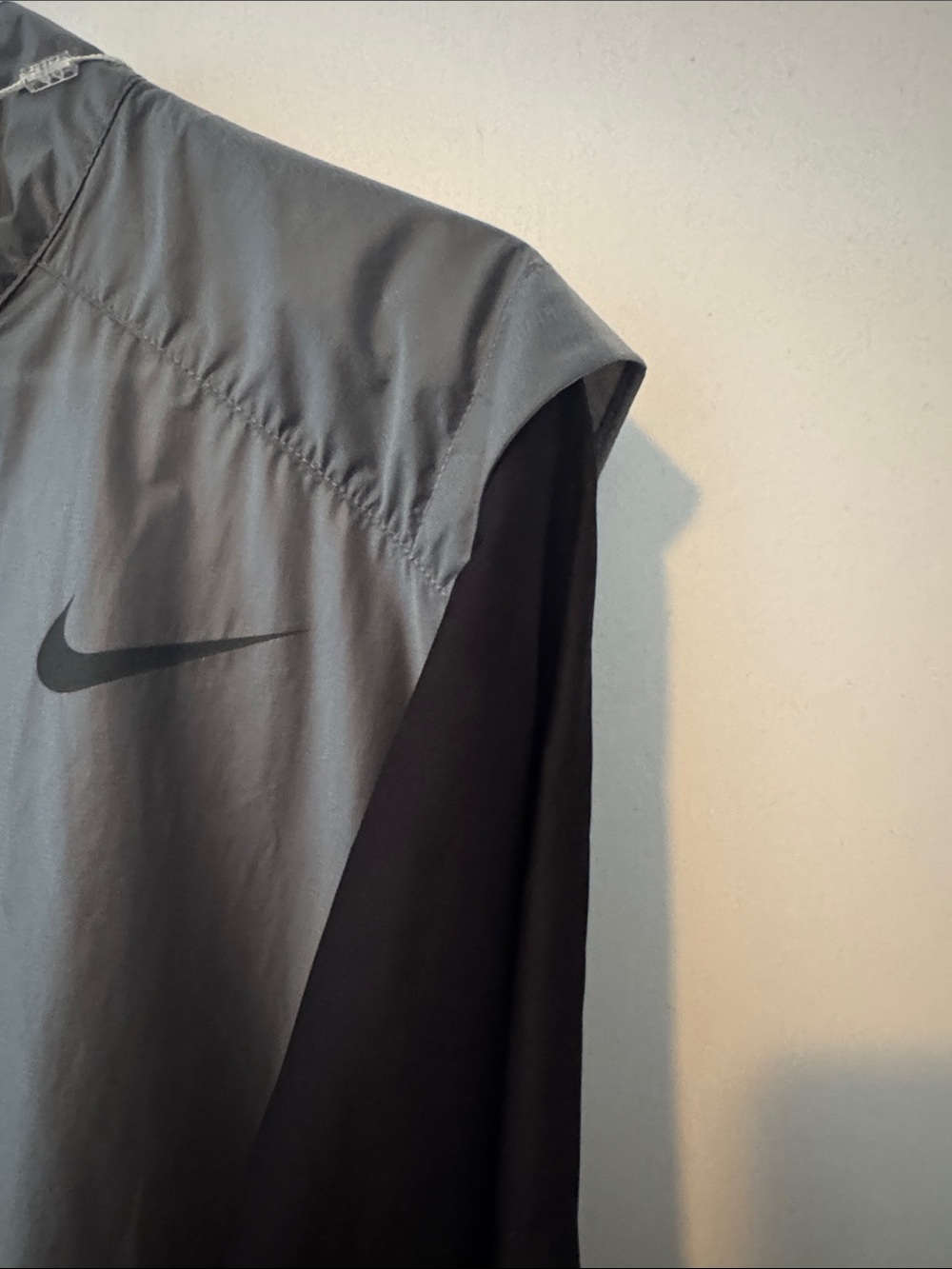 NIKE GOLF HyperAdapt Half Zip Grey Black Pullover Wind Jacket NWT Mens Large - Picture 7 of 12